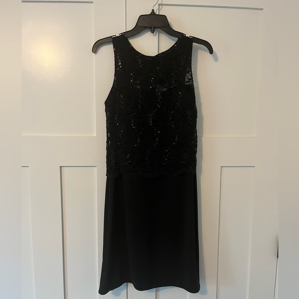 Elegant Black Lace Dress